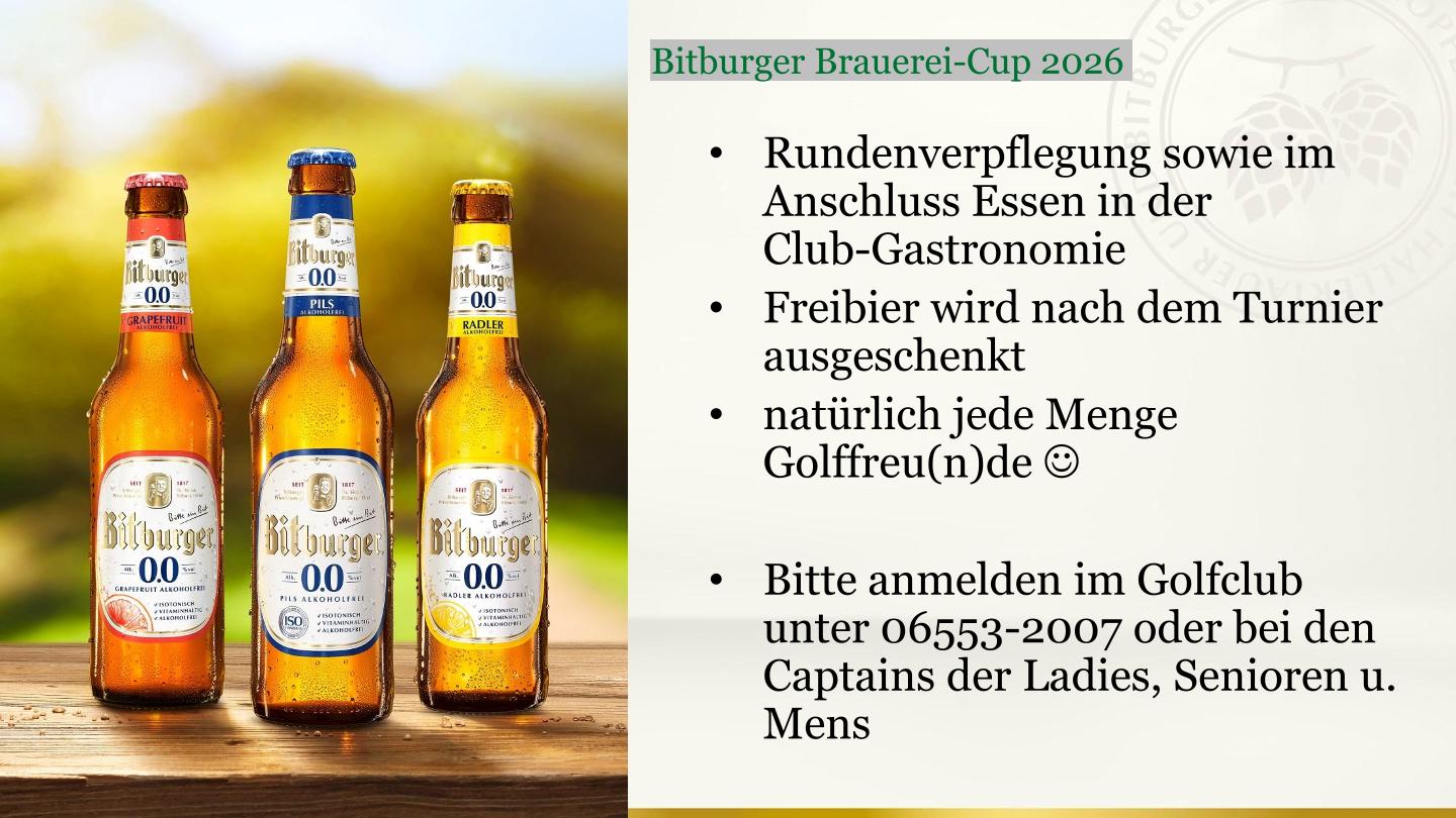Bitburger Brauerei CUP 2026 1 2 4