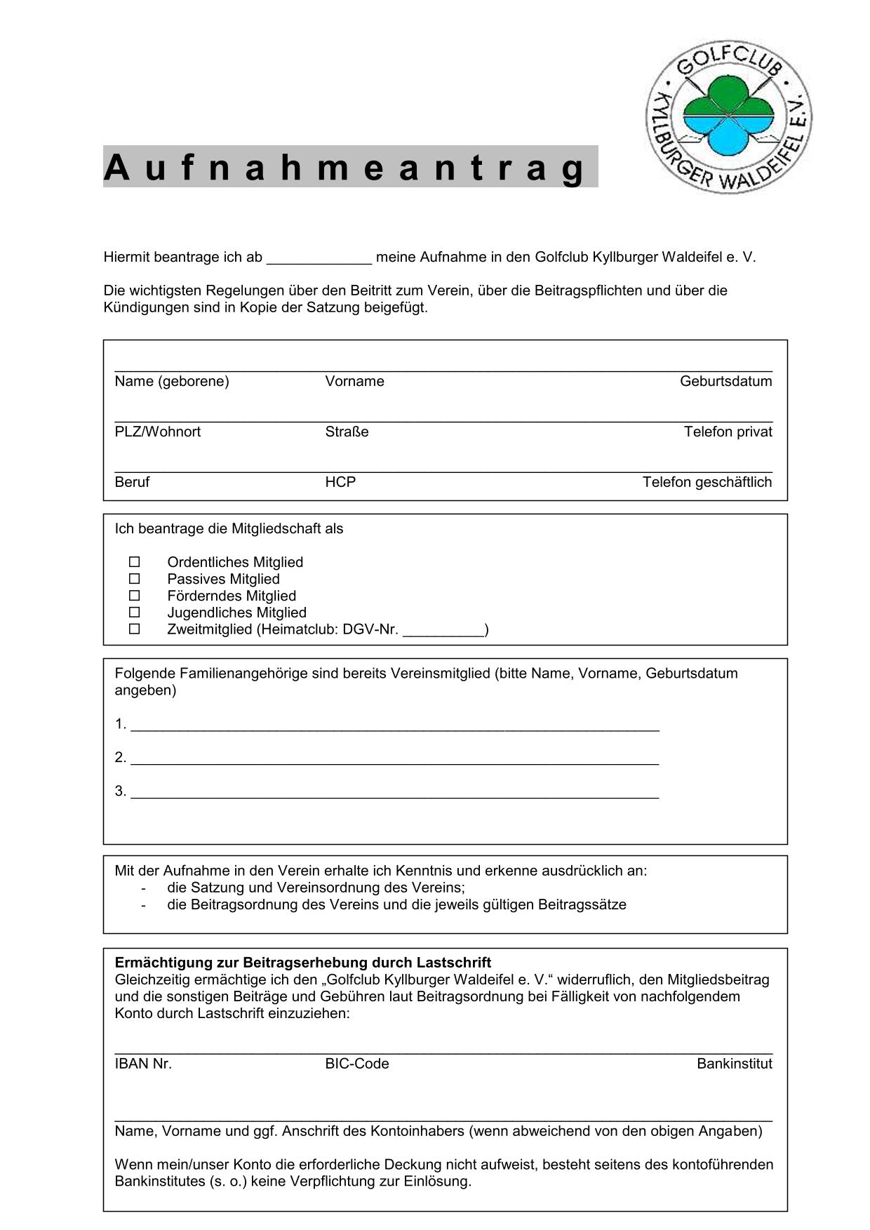 Aufnahmeantrag 2025 Club neu 1