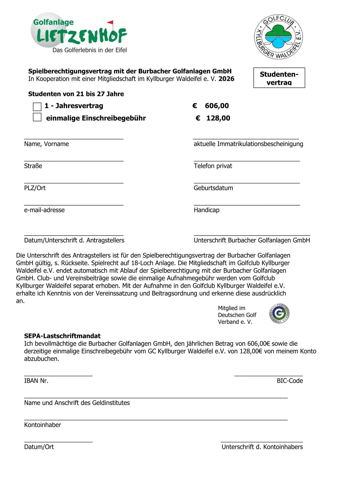 Vollvertrag 2026 Studenten 21 27 Jahre 1. Kind ab 2017 1